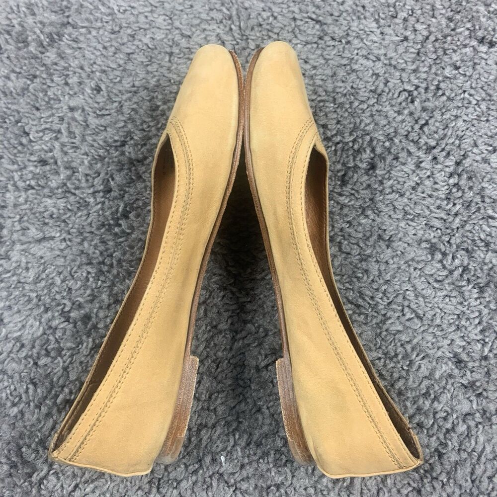 Frye Ballet Flats 8 B Beige Suede 3471255 - Picture 5 of 8